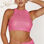 2 piece crochet set for beach